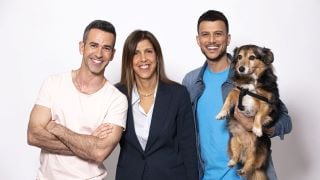 אסי עזר, יפעת רייטר, אלברט אסקולה. צילום רן יחזקא